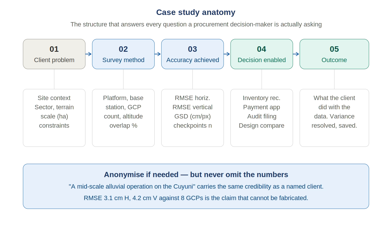 Case study anatomy diagram